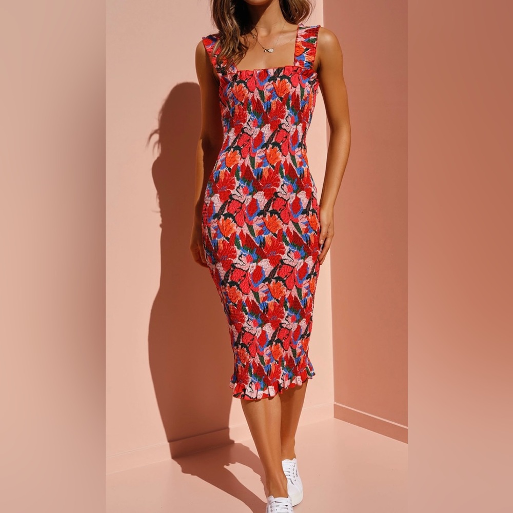 Floral Midi Dress